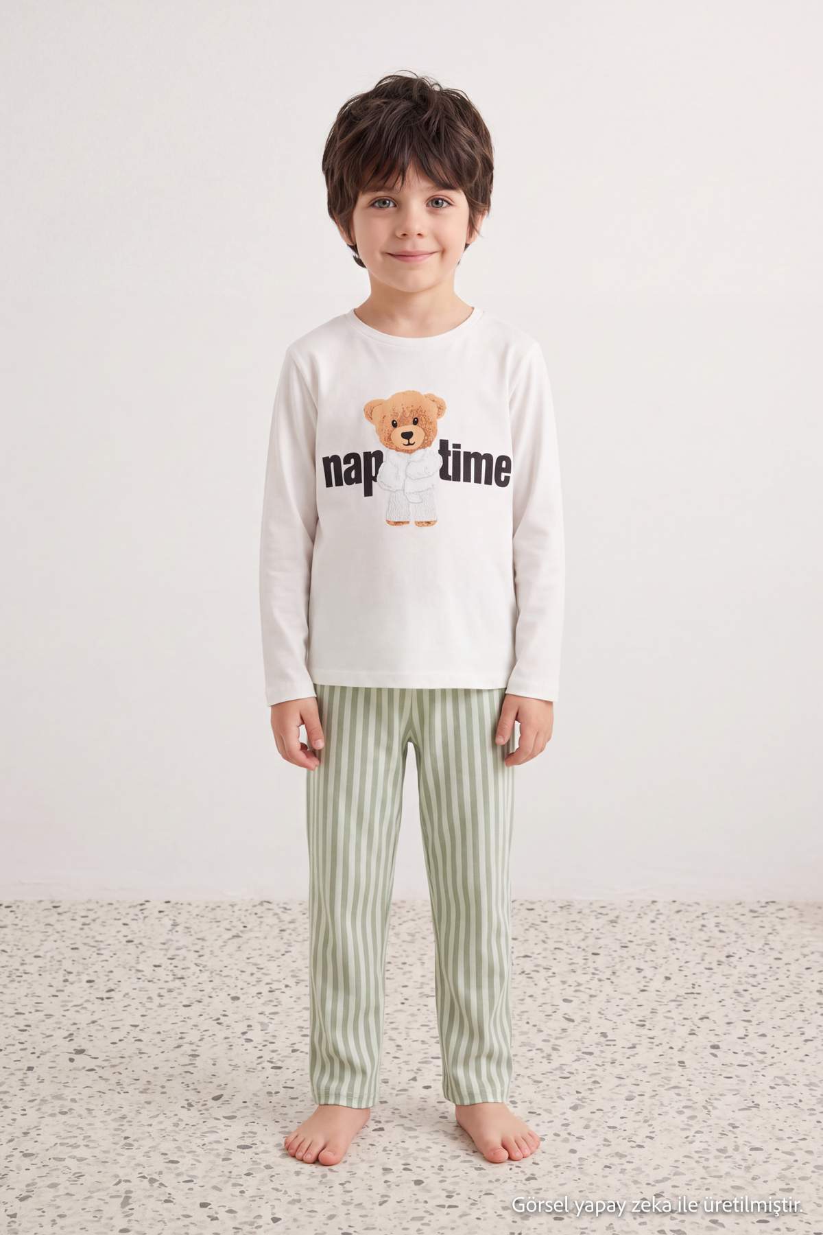 Kids' Printed Cotton Pyjama Set