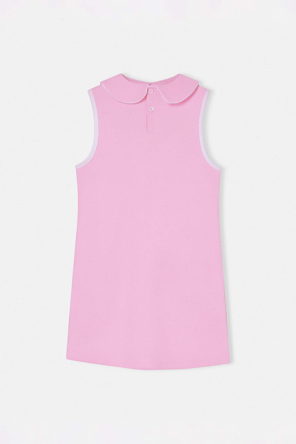 Girls' Plain Mini Dress with Pockets