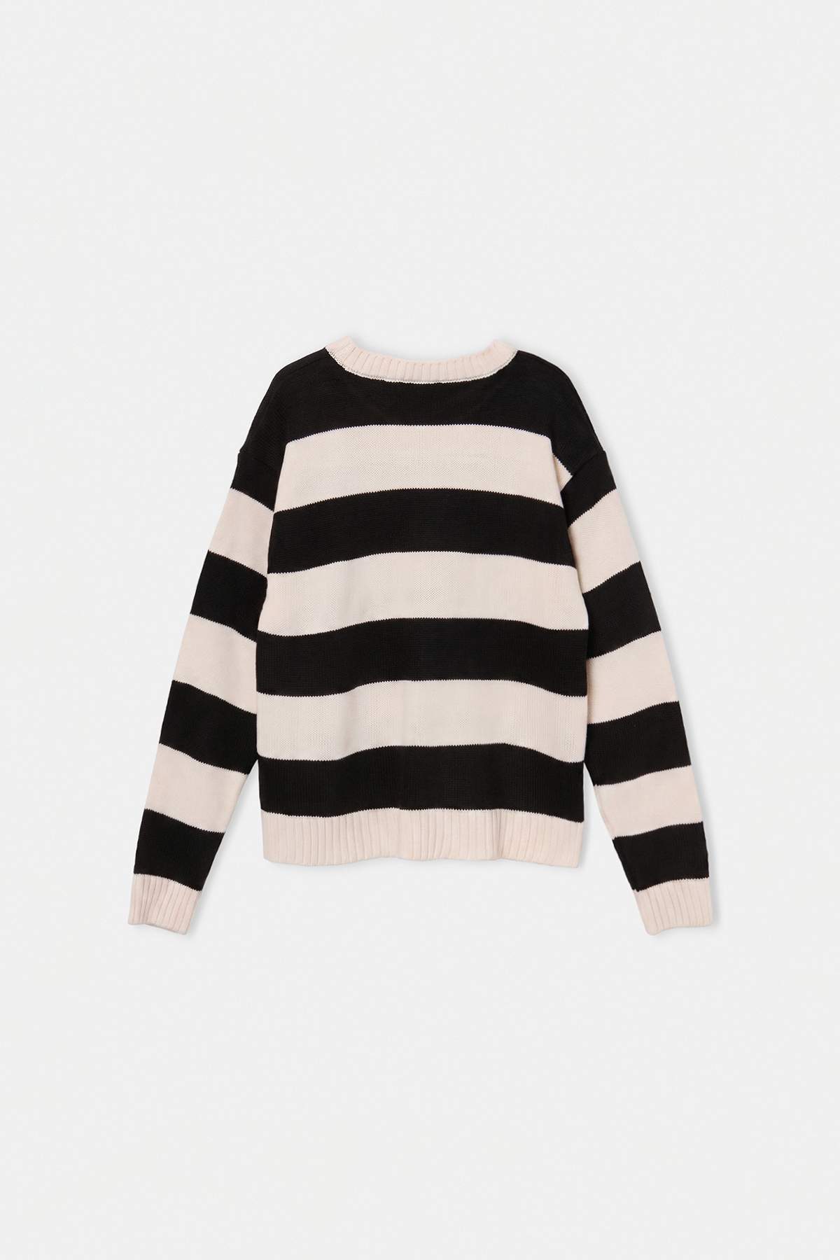 Boys' Striped Crew-Neck Knit Jumper