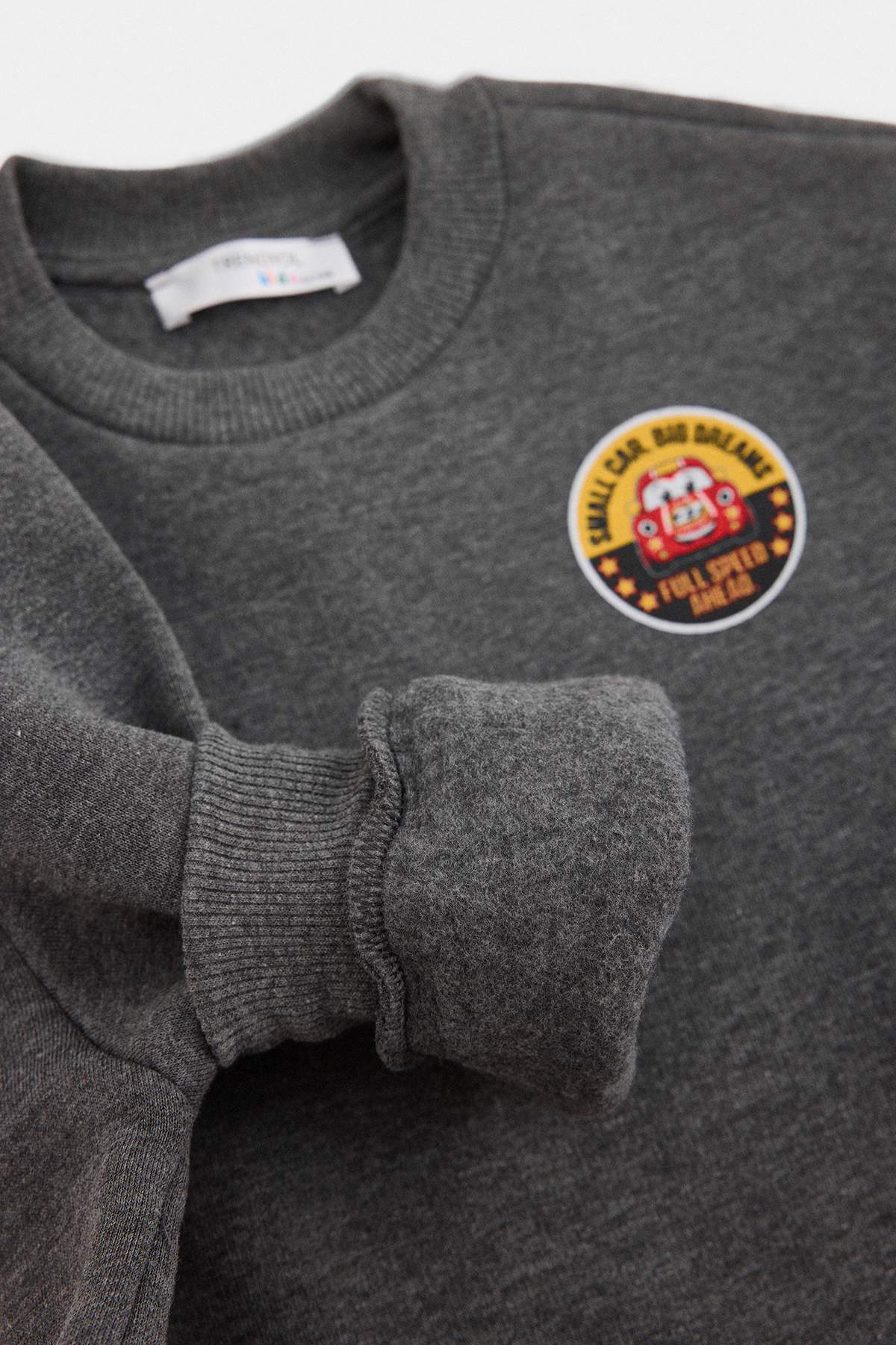 Boys' Grey Badge Sweatshirt & Cargo Jogger Set