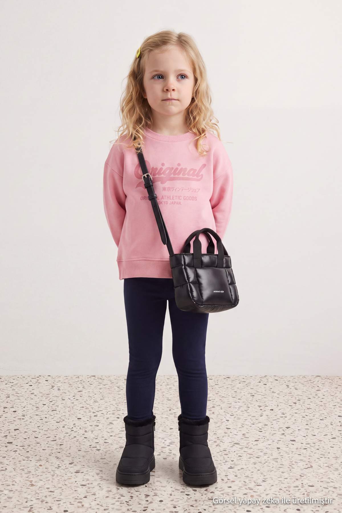 Girls' Mint Fleece-Lined Sweatshirt & Leggings Set