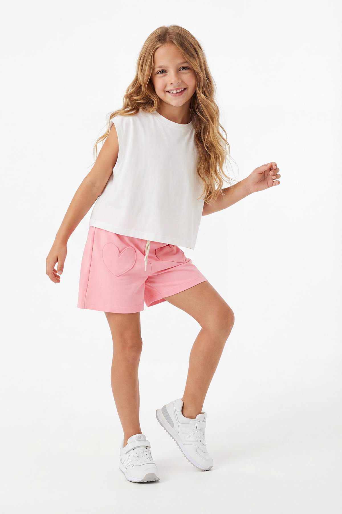 Girls' Embroidered Shorts 2-Pack