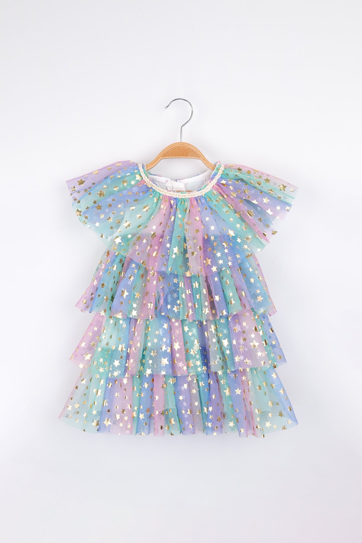 Girls' Multicolour Tutu Mini Dress