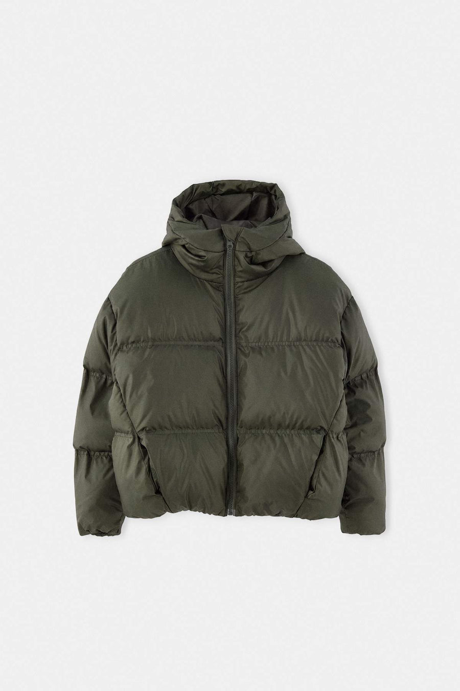 Girls' Basic Hooded Puffer Coat