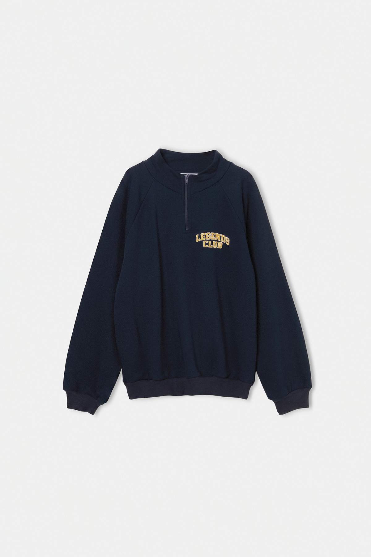 Boys' Embroidered Half-Zip Thick Sweatshirt