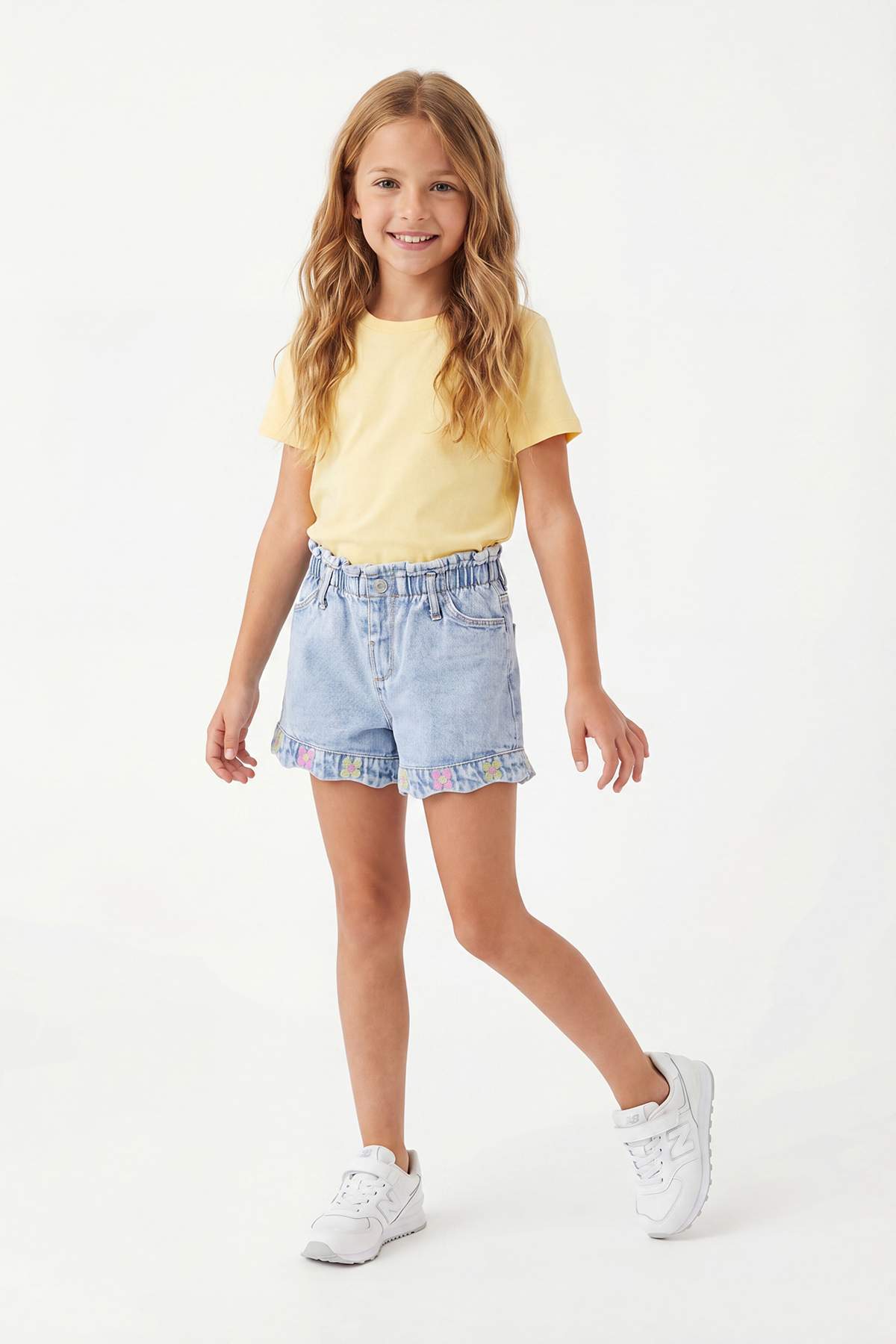 Girls' Yellow & Pink Printed T-Shirt 2-Pack