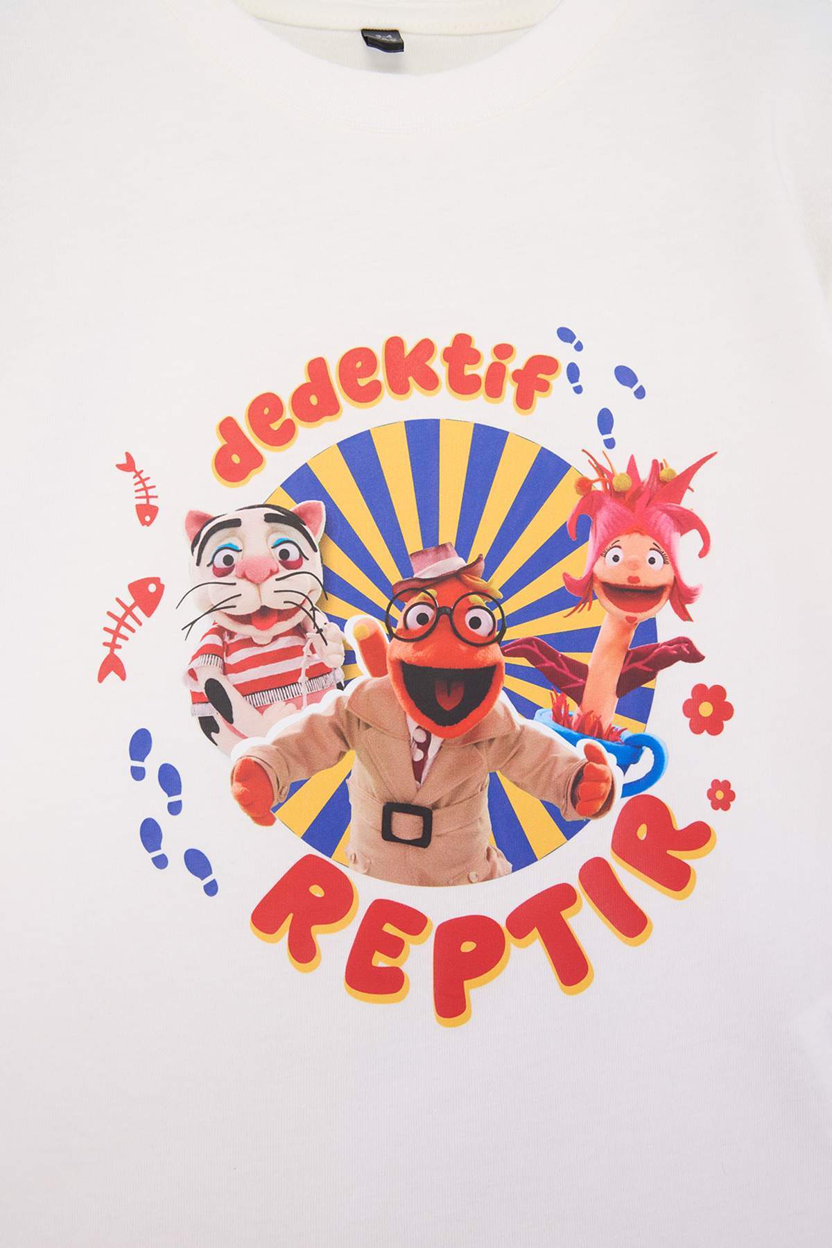Kids' Ecru Detective Character T-Shirt & Shorts Set