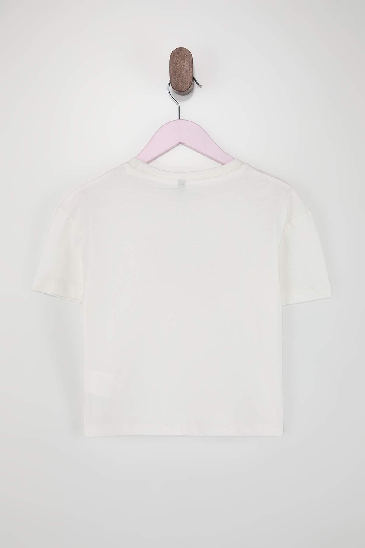 Girls' Salmon & White Plain T-Shirt 2-Pack