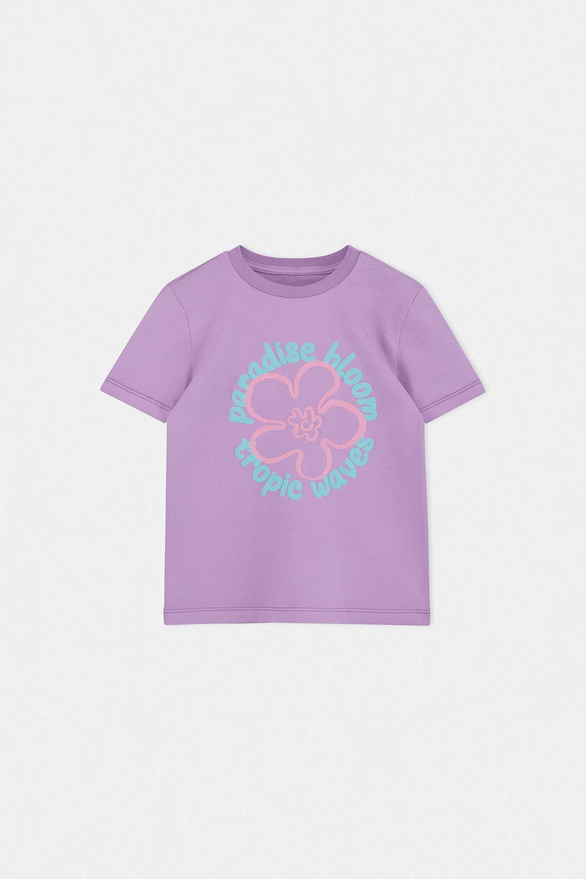 Girls' Lilac & Charcoal T-Shirt 2-Pack