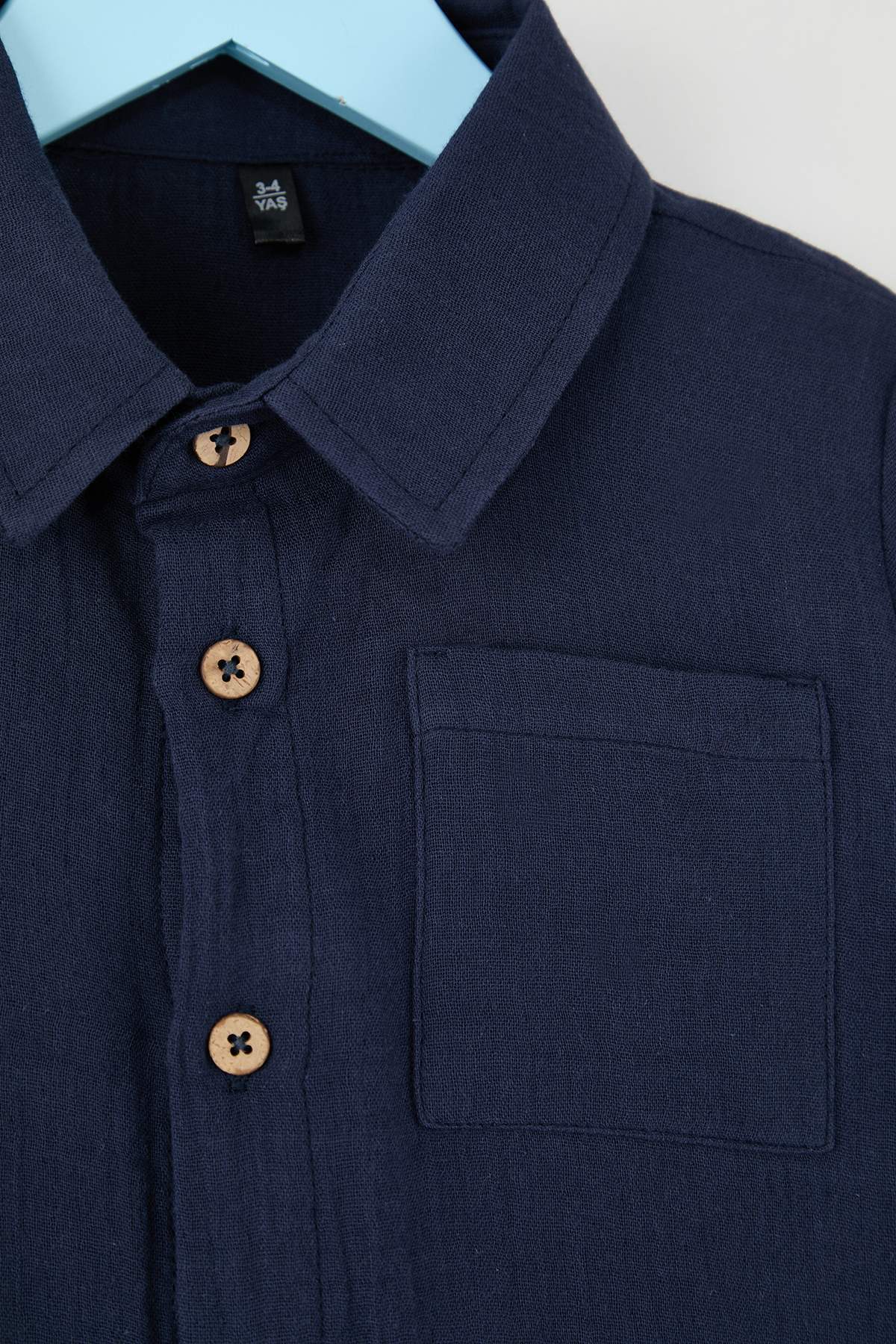 Boys' Textured Shirt & Trousers Set