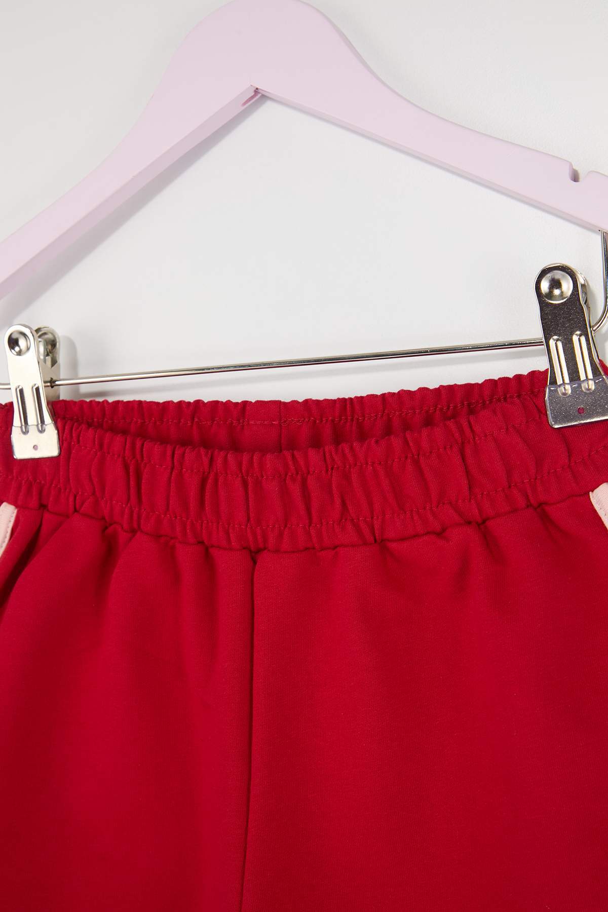 Girls' Piped Cotton Shorts 2-Pack