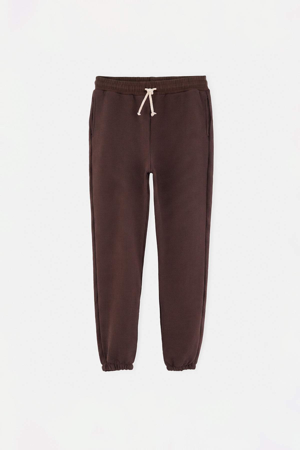 Boys' Stone & Brown 2-Pack Textured Joggers