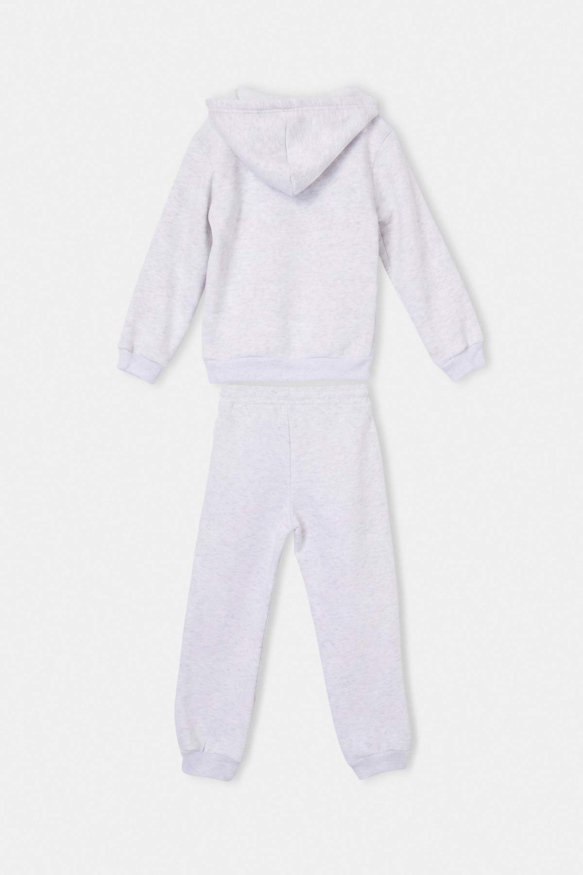 Boys' Grey Marl 3-Piece Printed Set