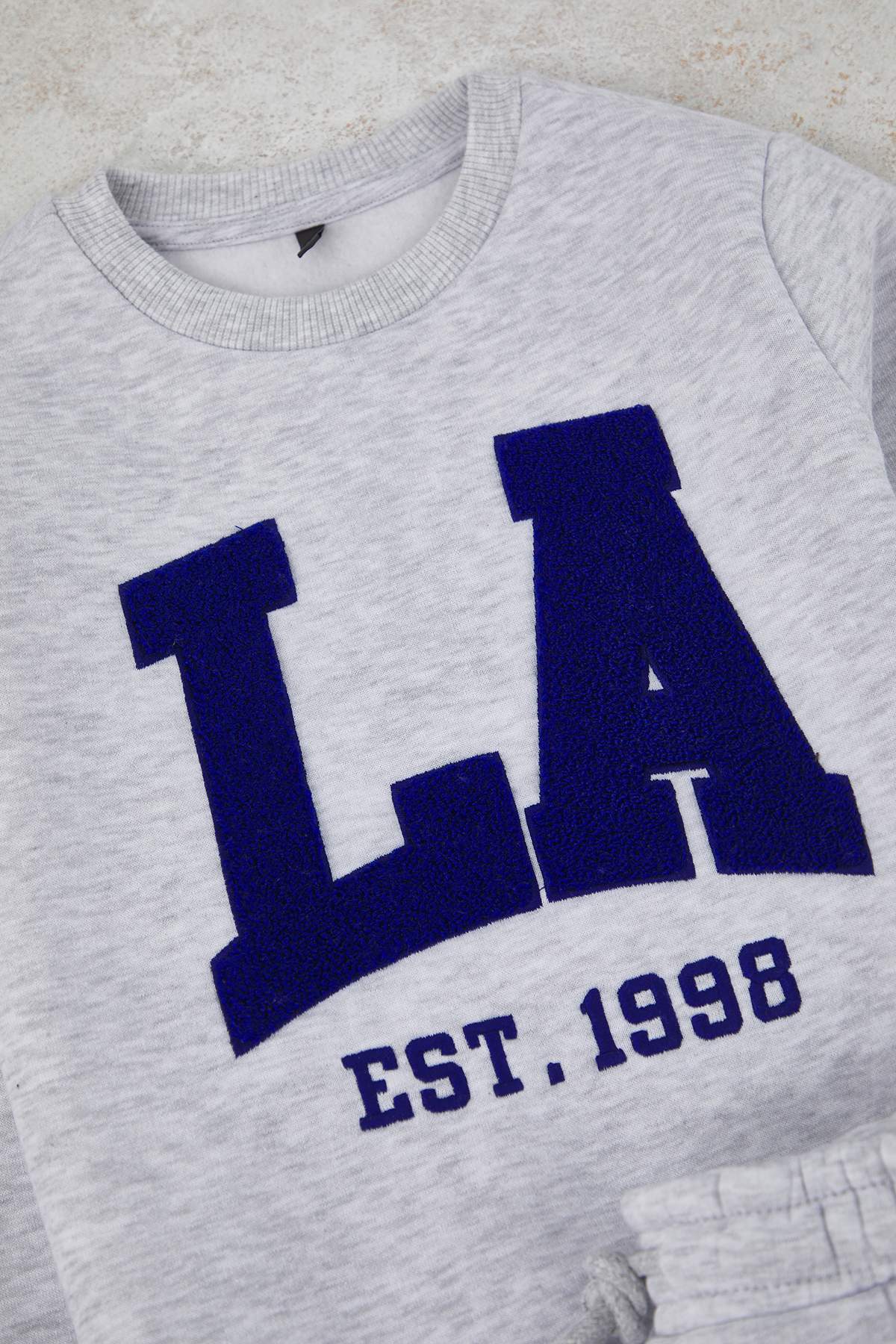 Boys' Navy Fleece-Lined Two-Piece Set
