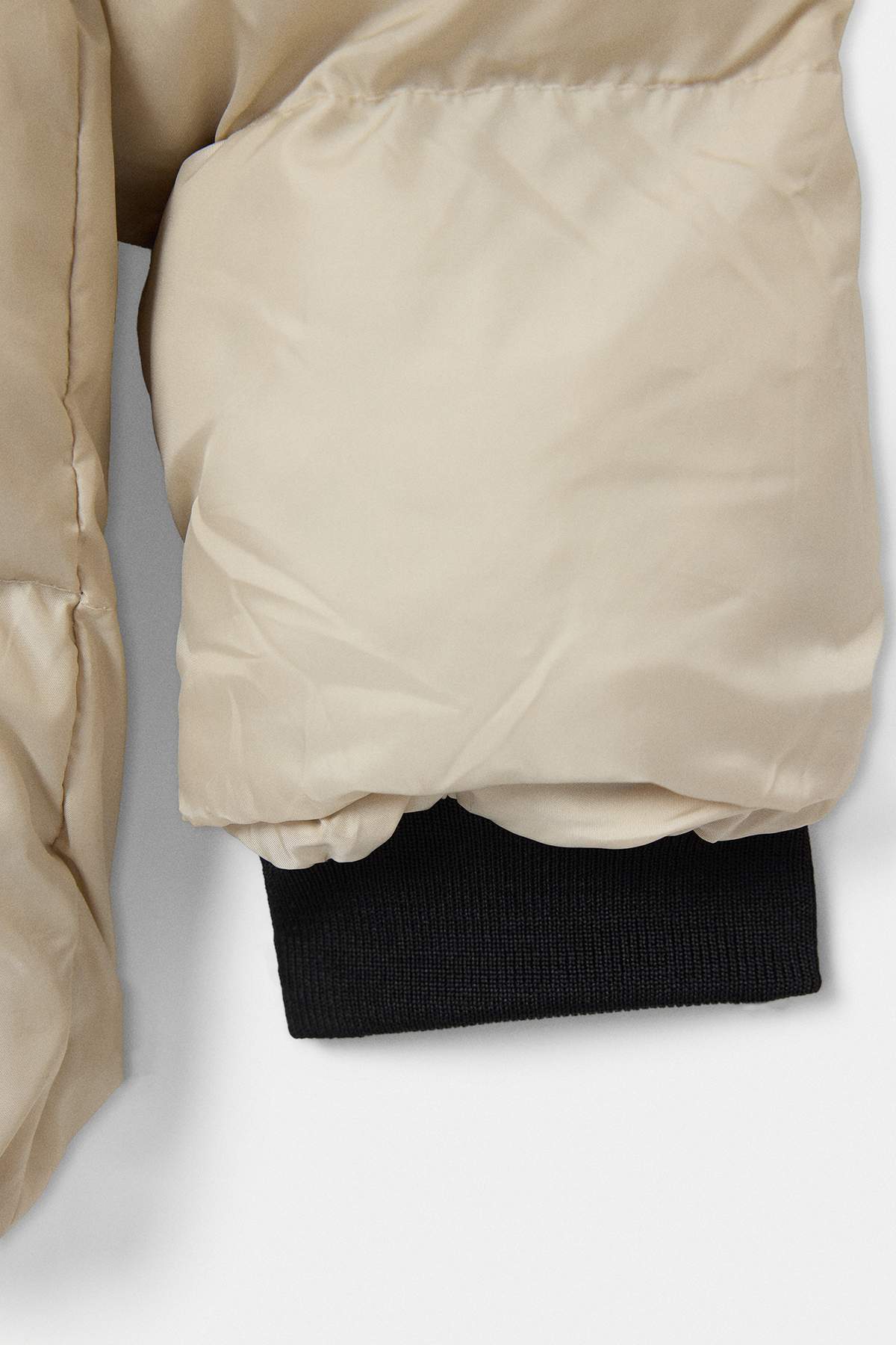 Boys' Beige Puffer Jacket