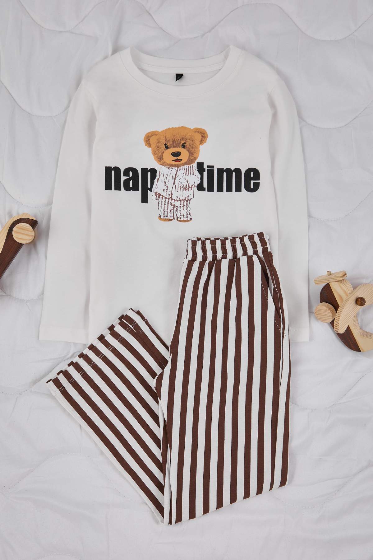 Kids' Printed Cotton Pyjama Set