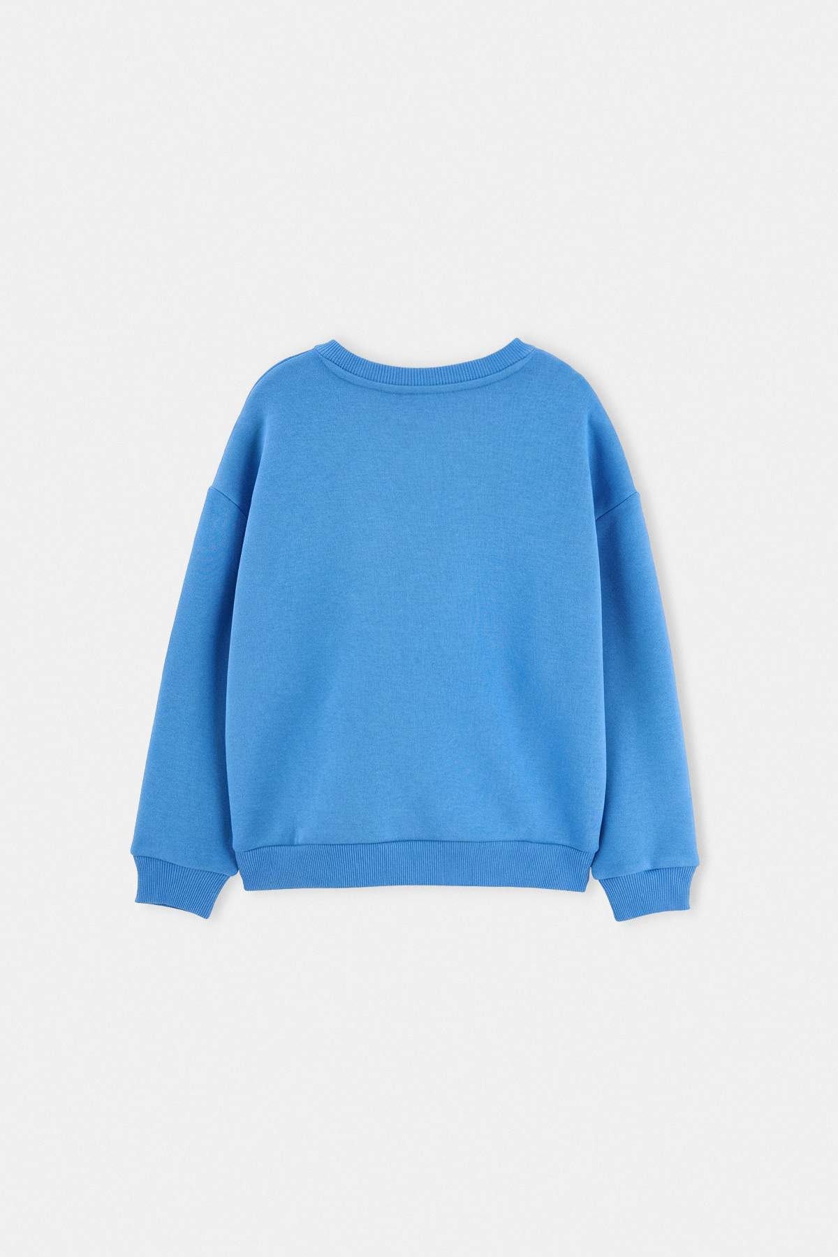 Boys' Blue Fleece-Lined Sweatshirt