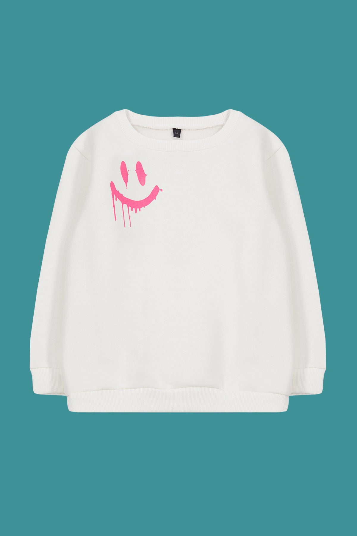Boys' Back-Print Cotton Crew-Neck Sweatshirt