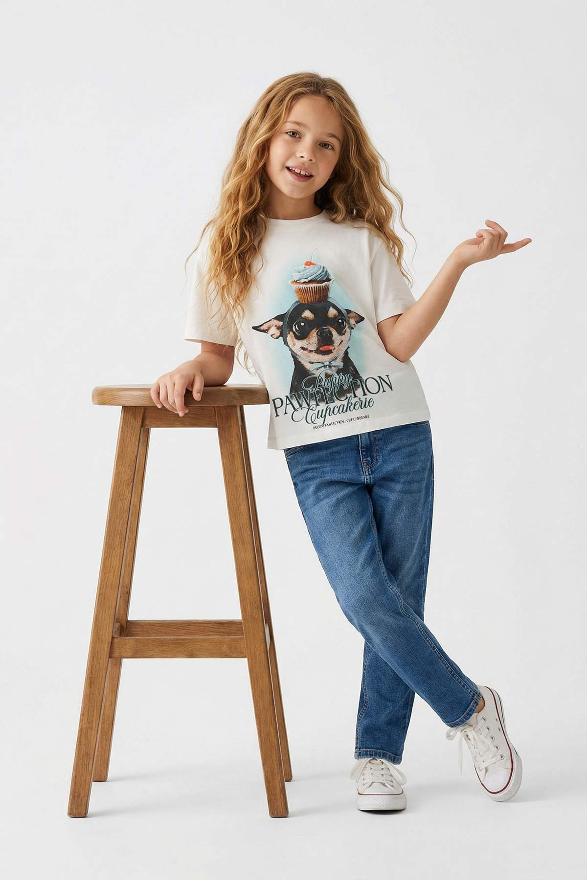 Kids' Cat-Print T-Shirt