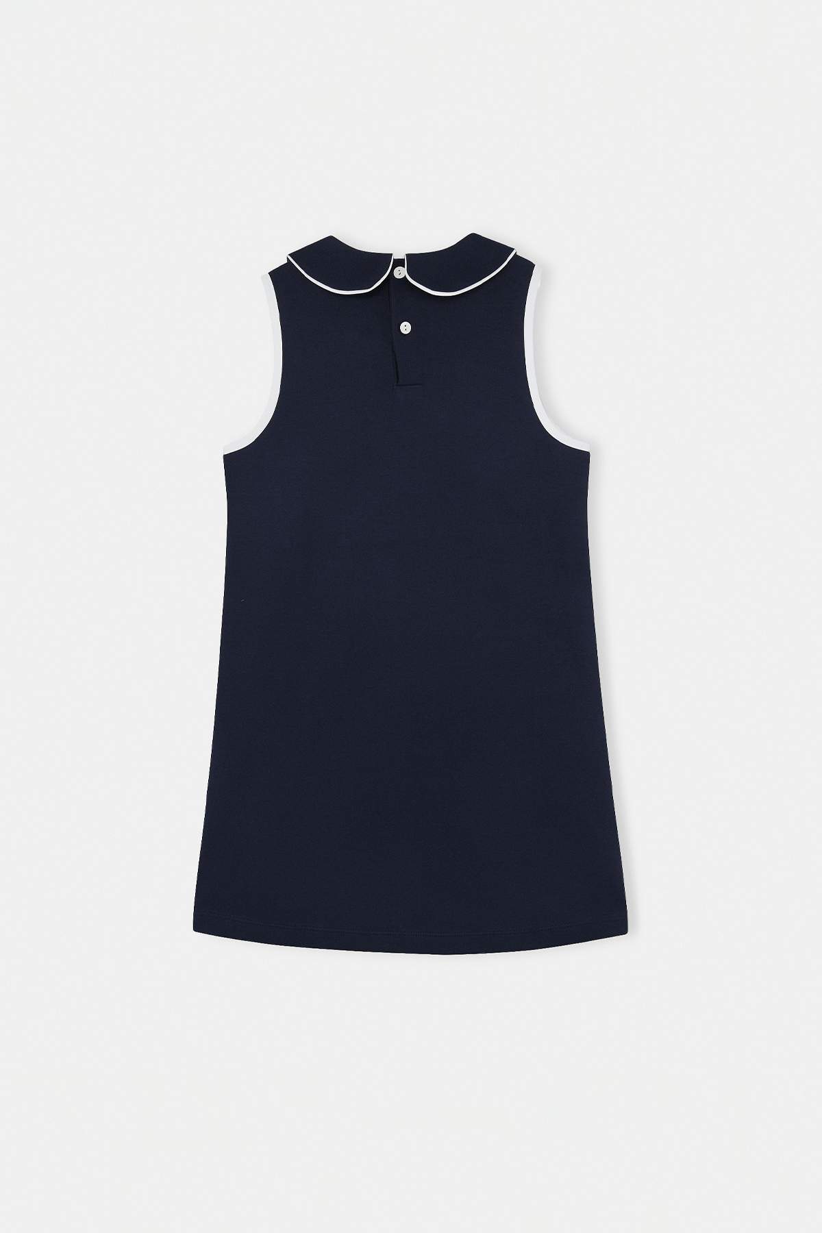 Girls' Plain Mini Dress with Pockets