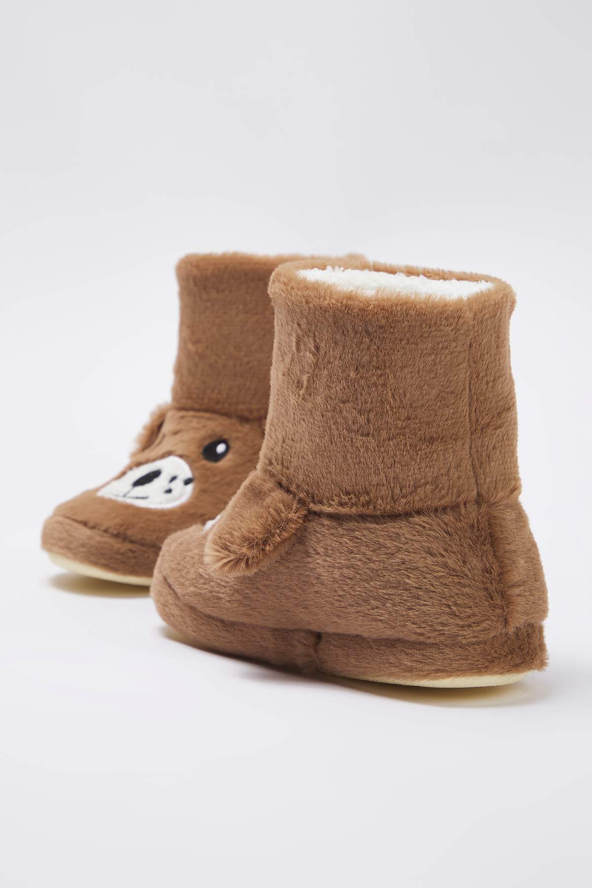 Boys' Brown Slipper Boots