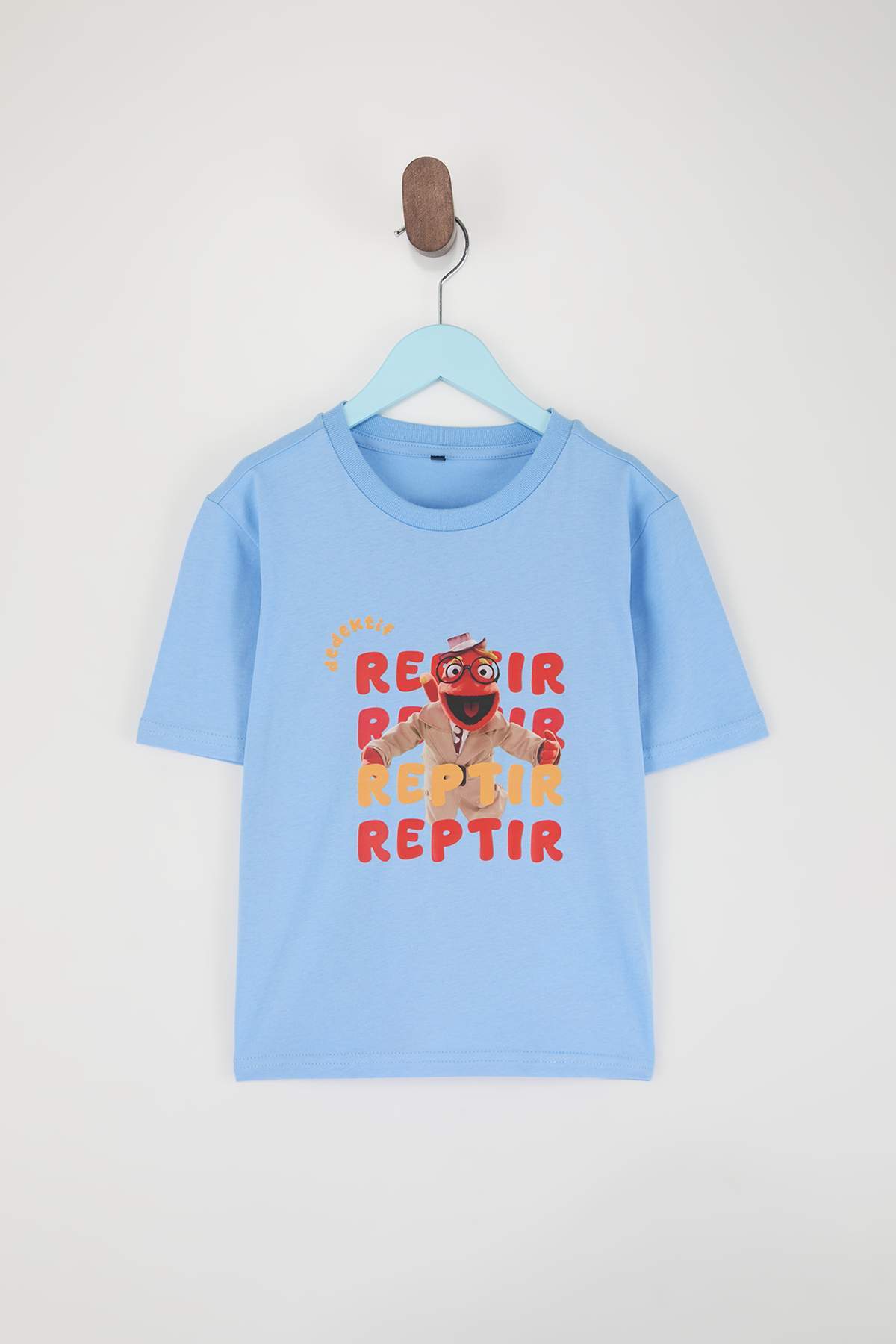 Boys' Blue Detective Character-Print T-Shirt