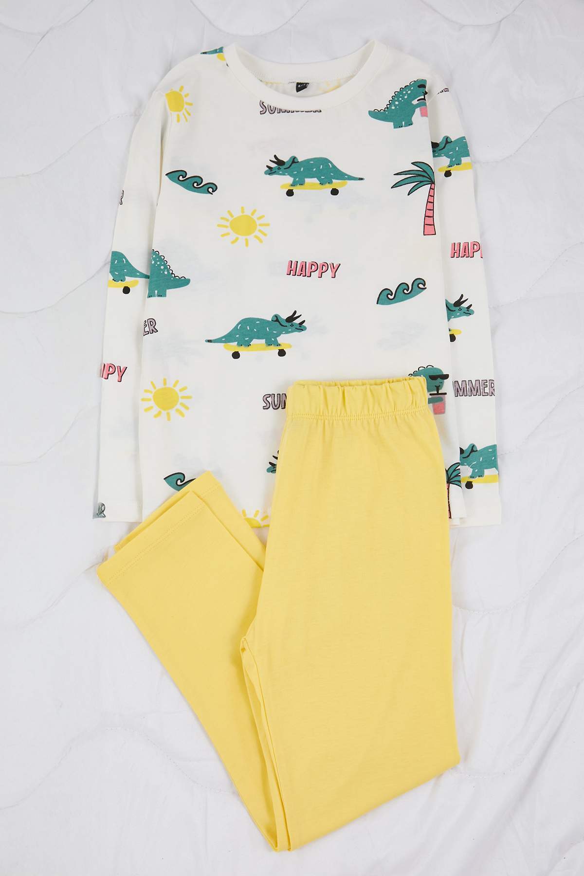 Boys' Multicolour 4-Piece Printed Pyjama Set