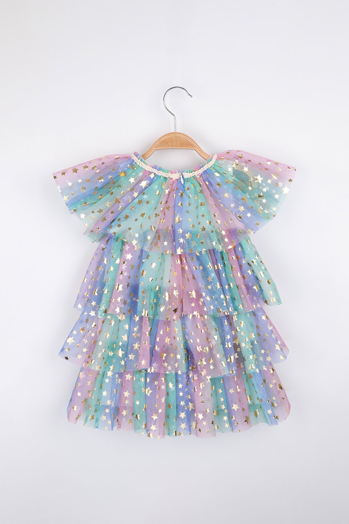 Girls' Multicolour Tutu Mini Dress