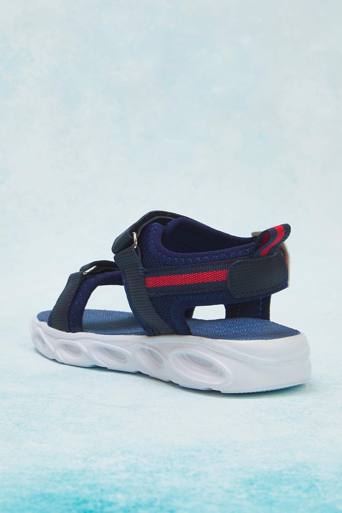 Boys' Navy Light-Up Sport Sandals