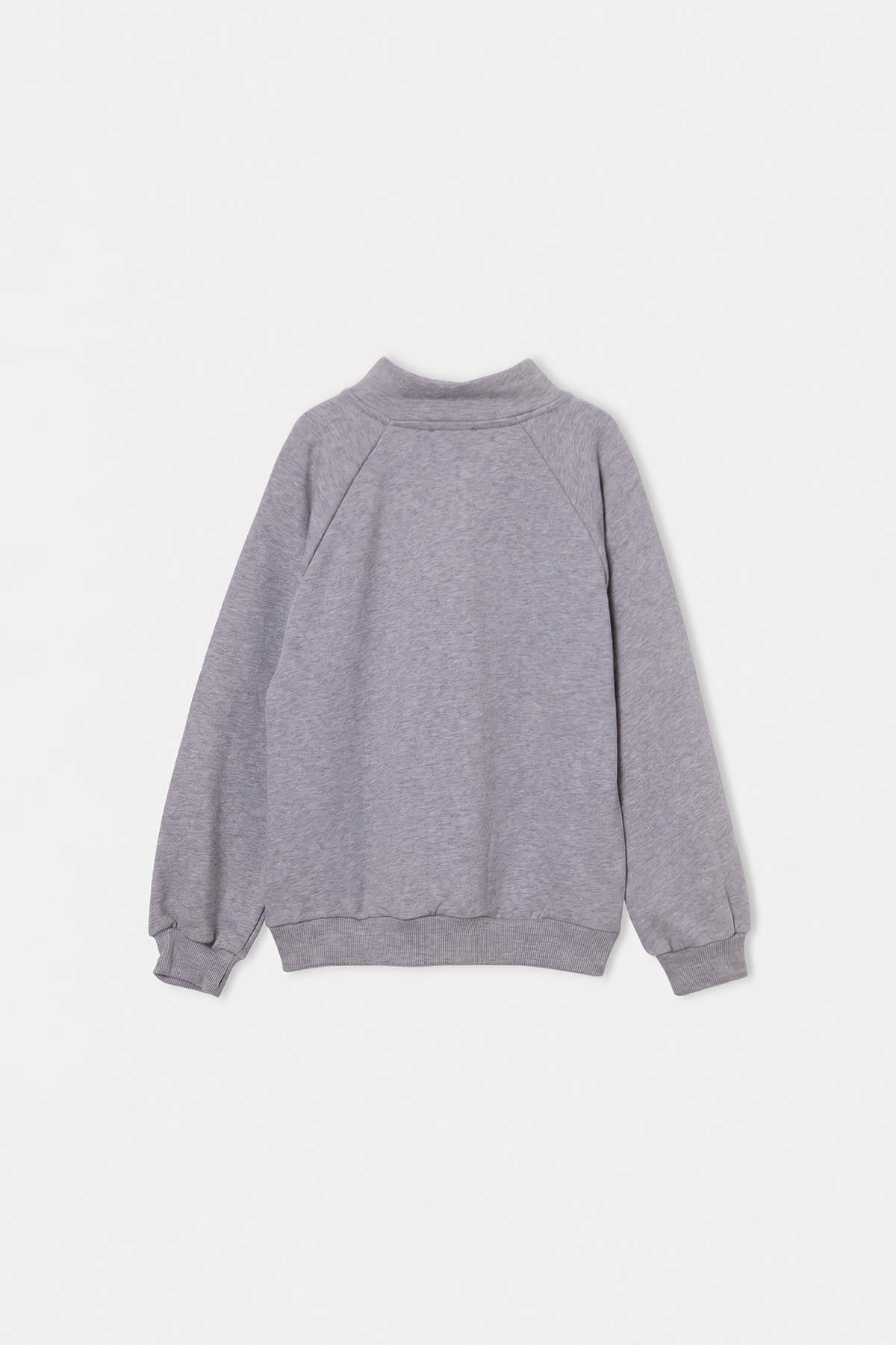 Boys' Embroidered Half-Zip Thick Sweatshirt