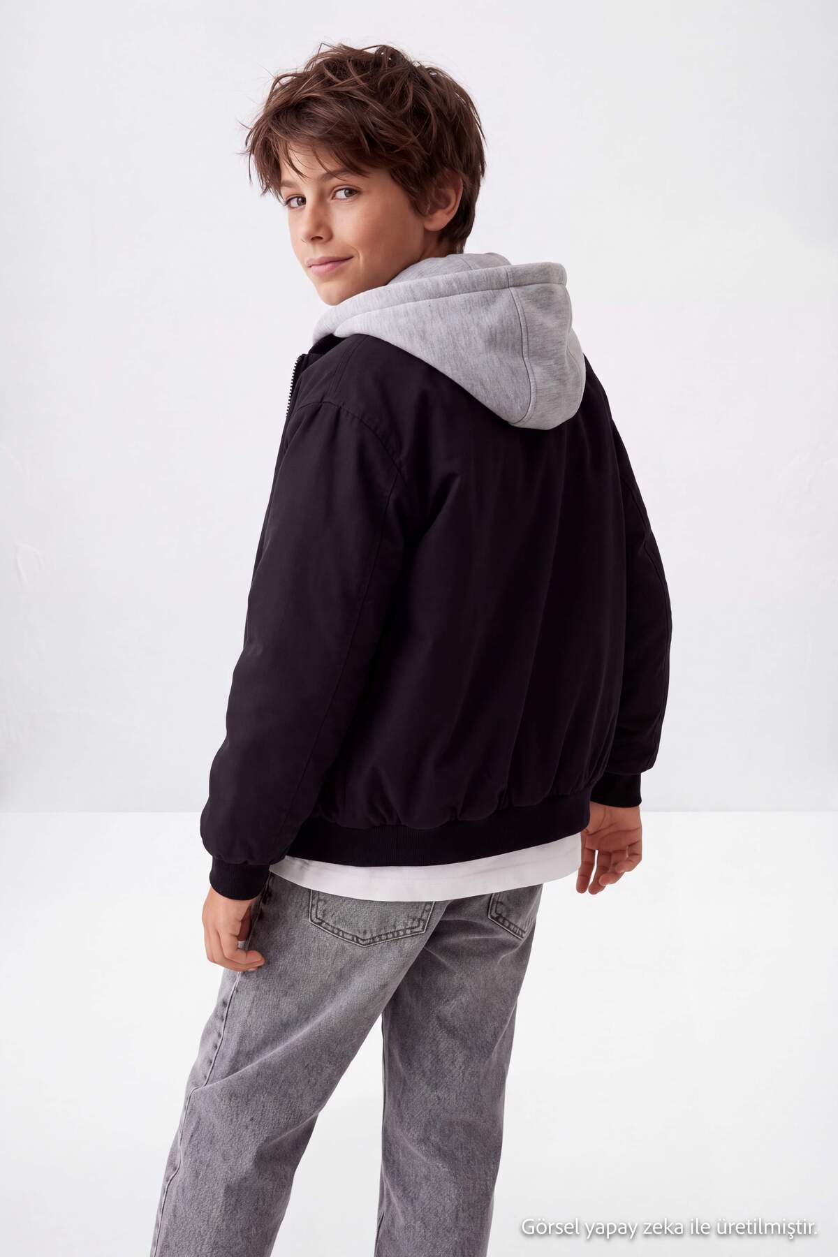 Boys' Black Coat