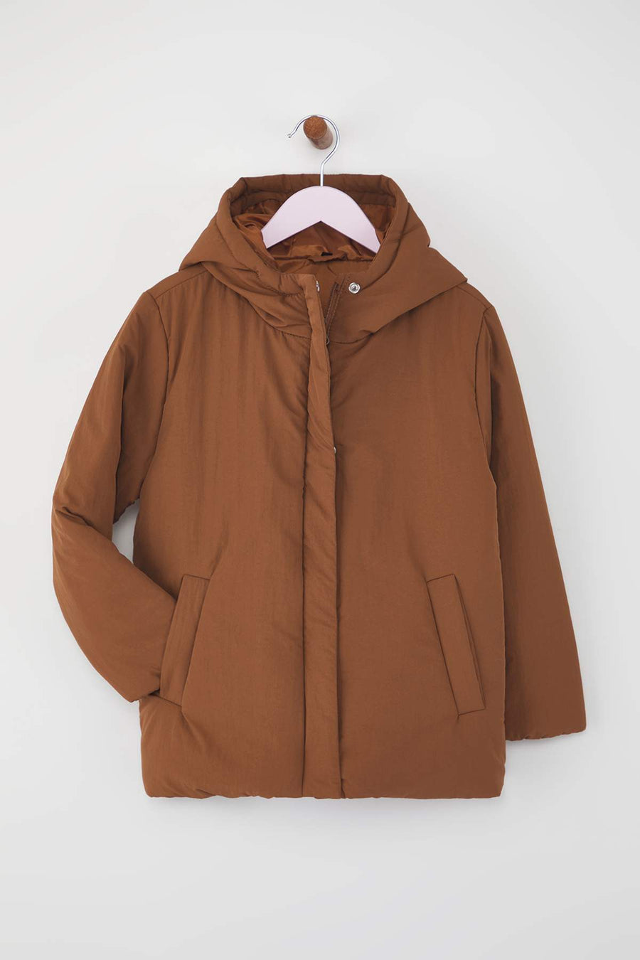 Kids' Thick Hooded Regular-Fit Coat