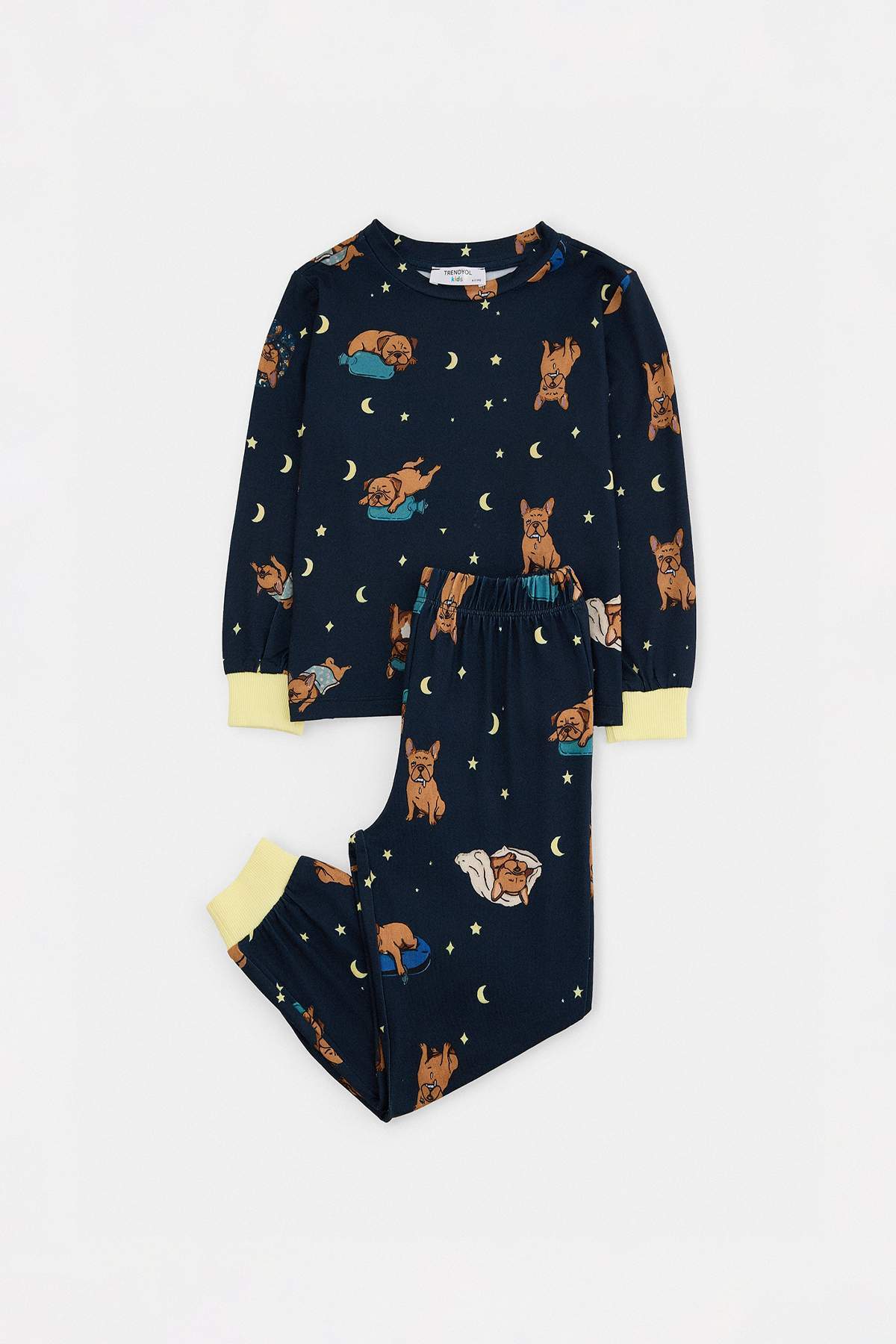 Boys' Bear-Print Long Pyjama Set