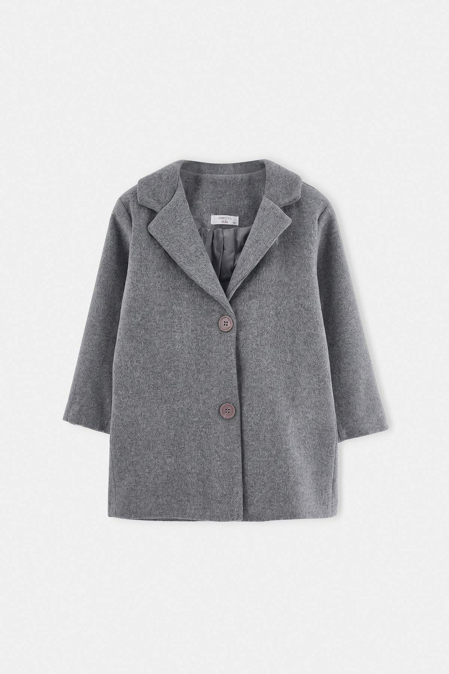 Girls' Classic Button Coat