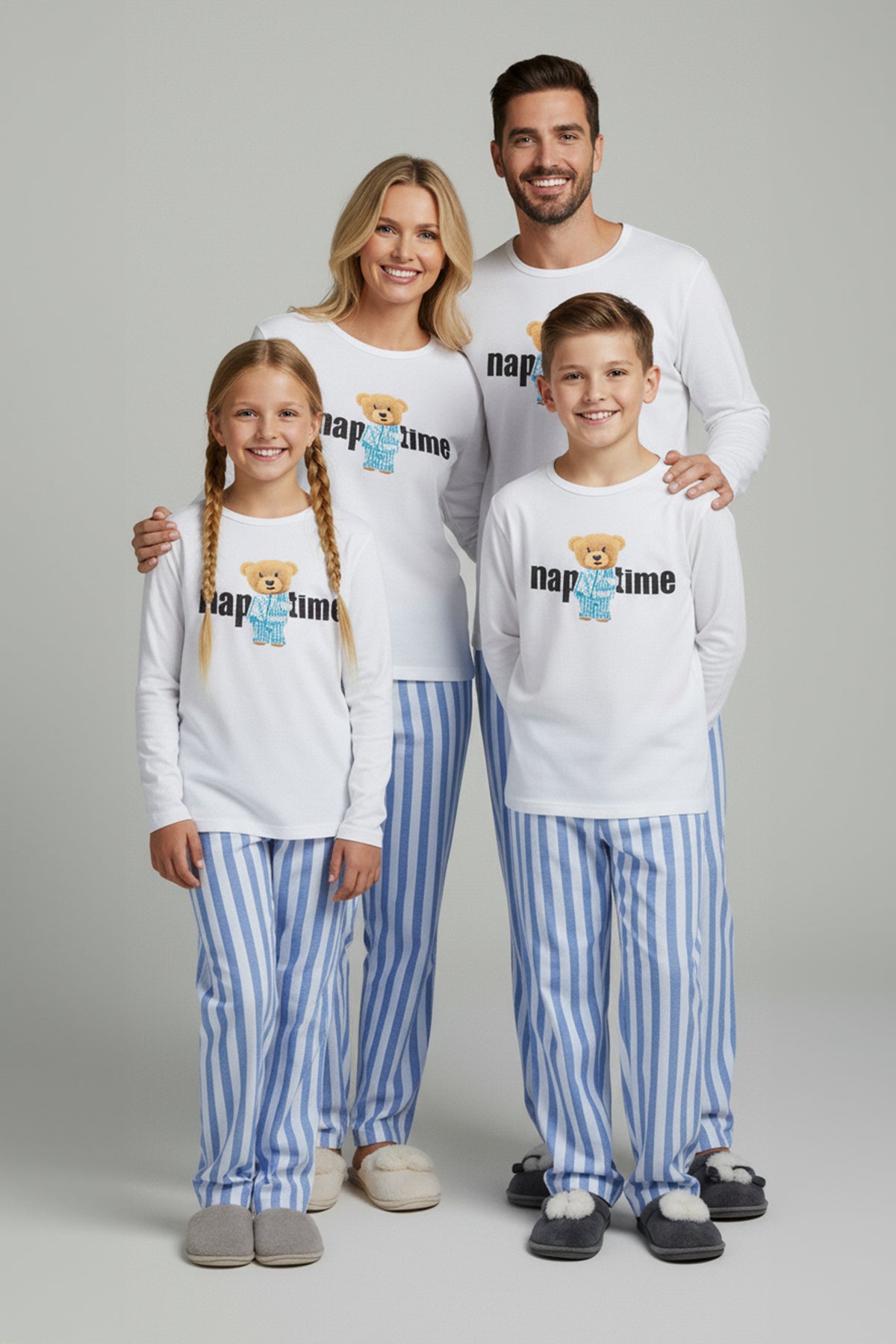 Kids' Printed Cotton Pyjama Set