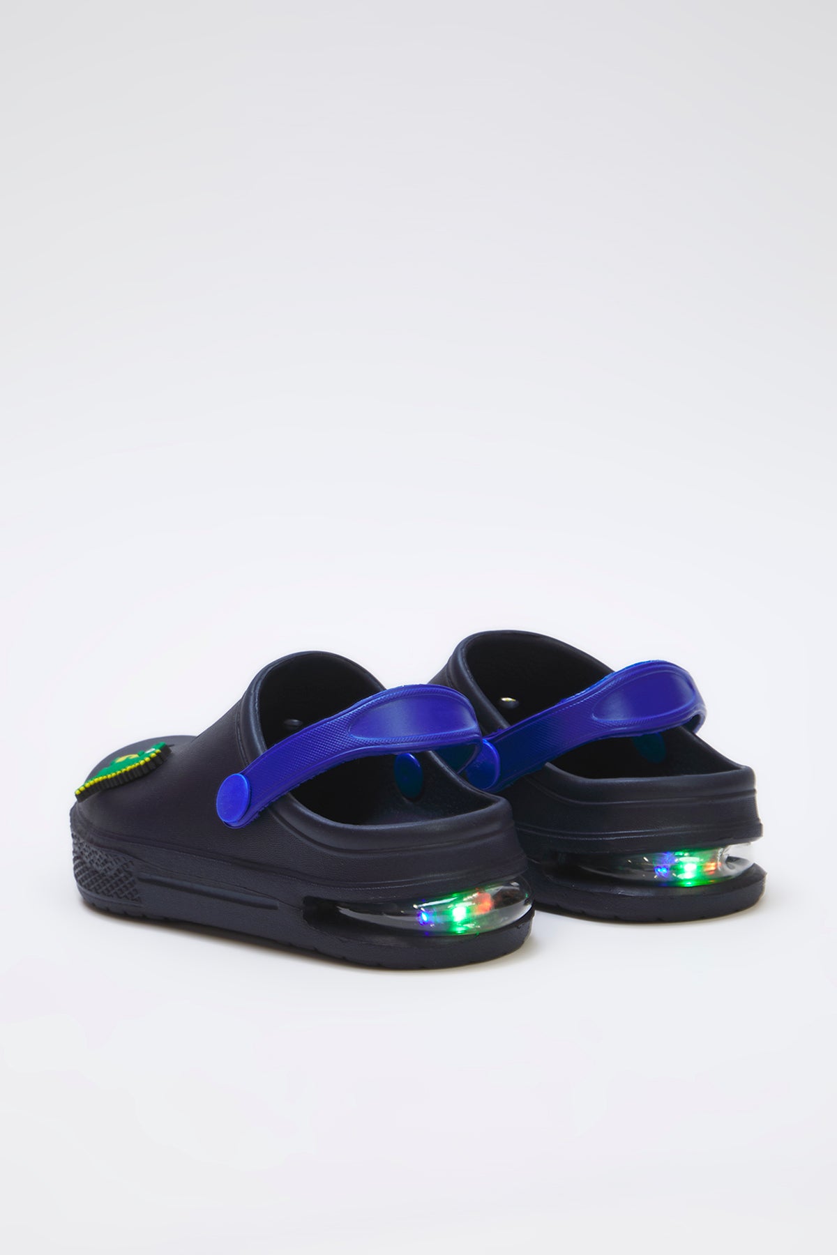 Boys' Navy Light-Up Crocodile Closed-Toe Sandals