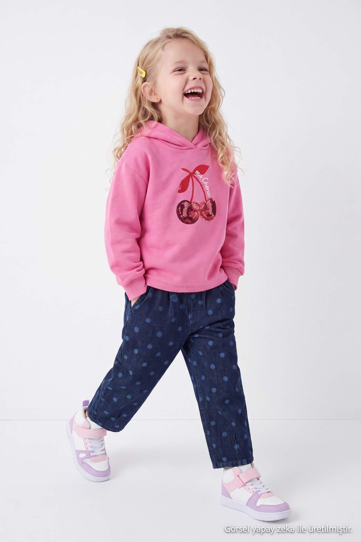 Girls' Dark Blue Jeans