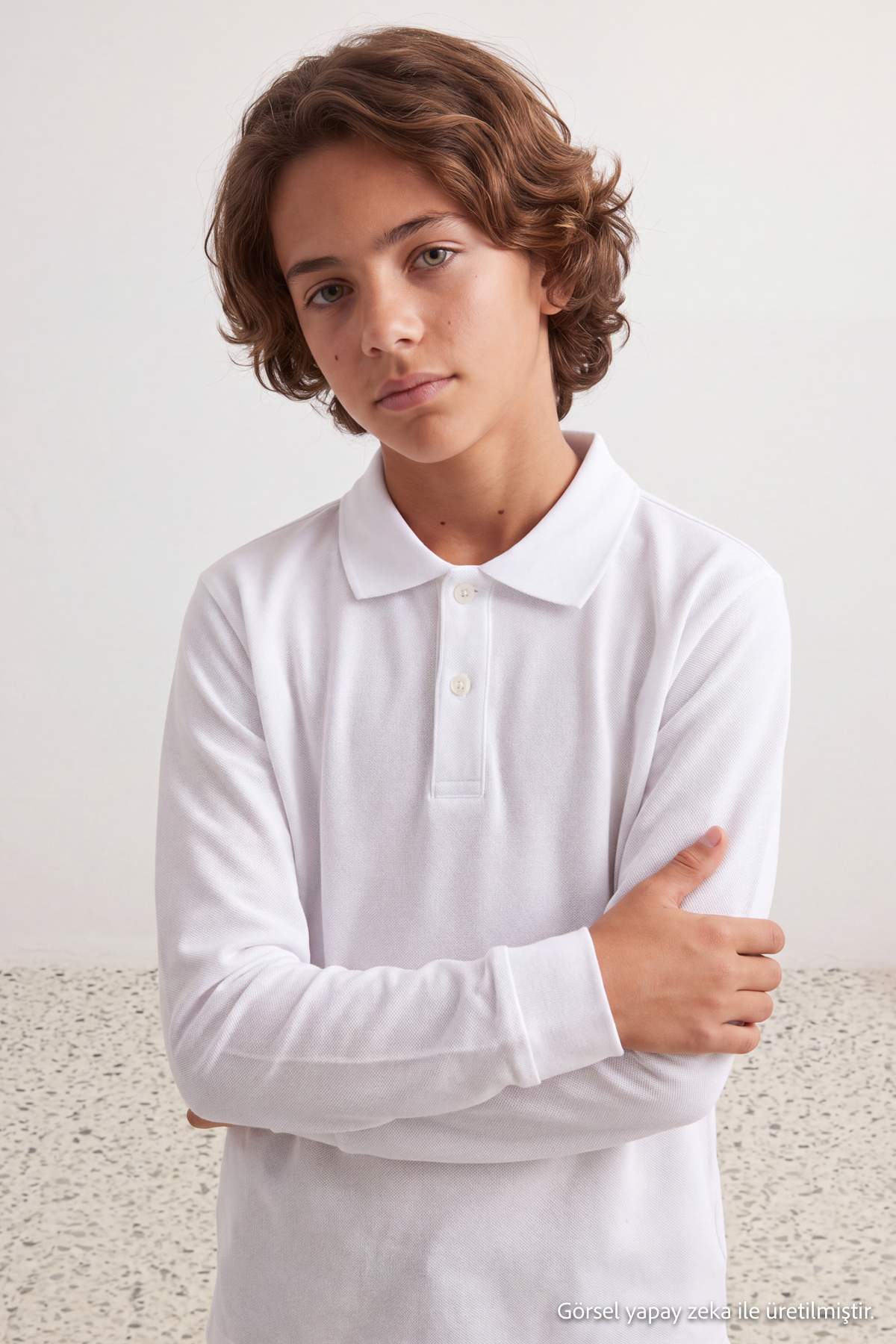 Kids' White Plain T-Shirt