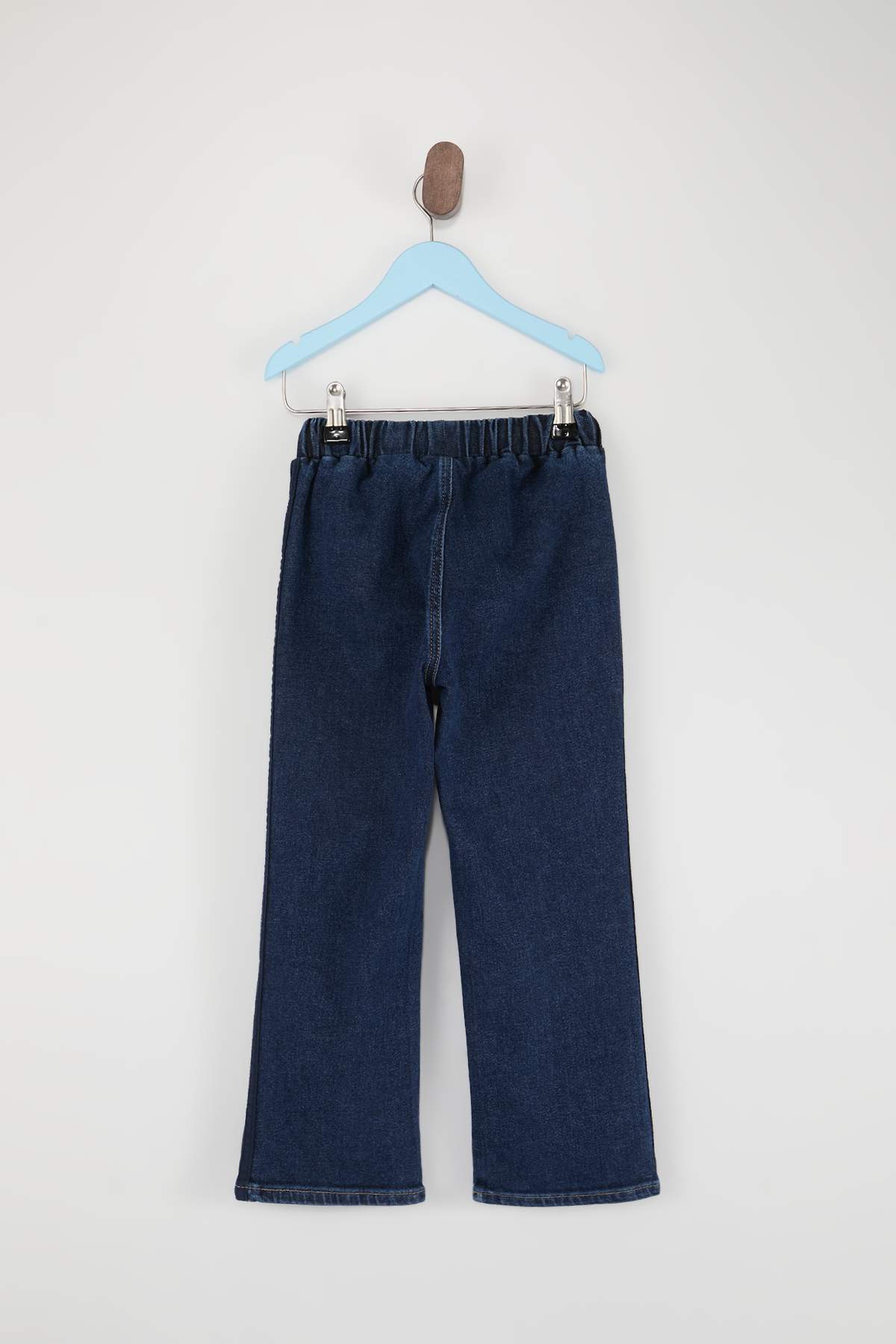 Boys' Blue Drawstring Denim Trousers