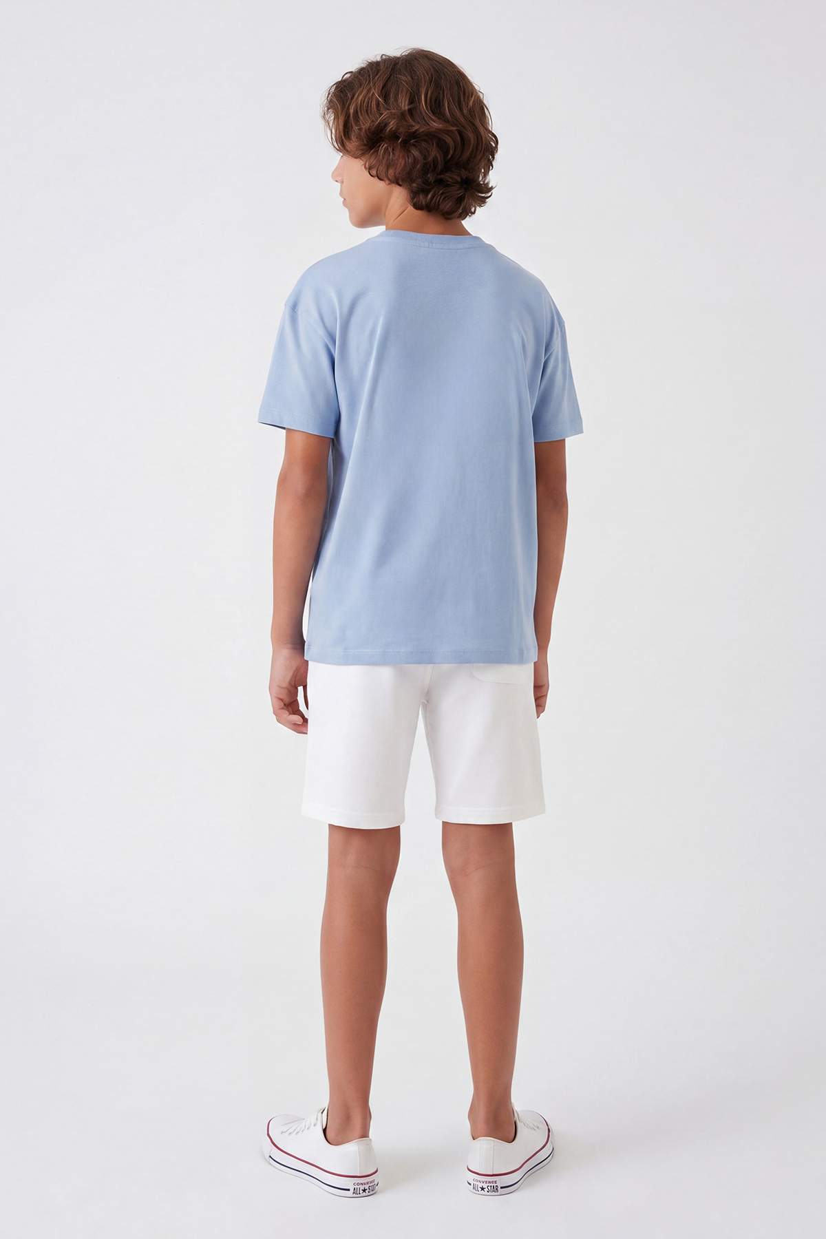 Boys' Blue Number-Print T-Shirt