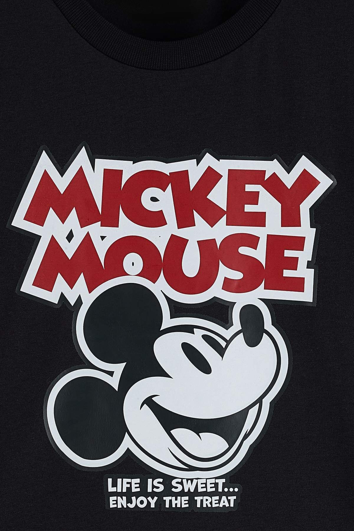 Boys' Black Mickey Mouse T-Shirt