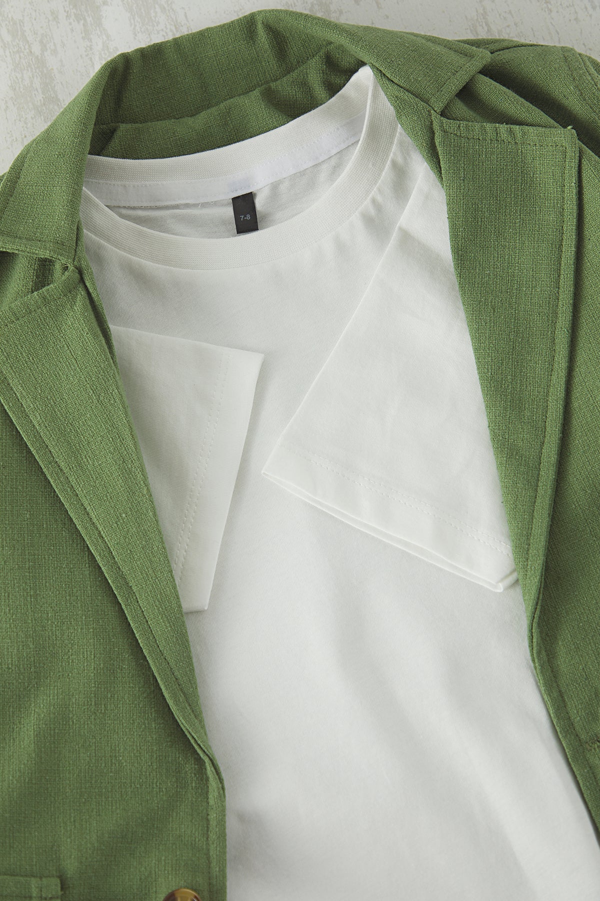 Boys' Khaki 3-Piece T-Shirt, Jacket & Trousers Set