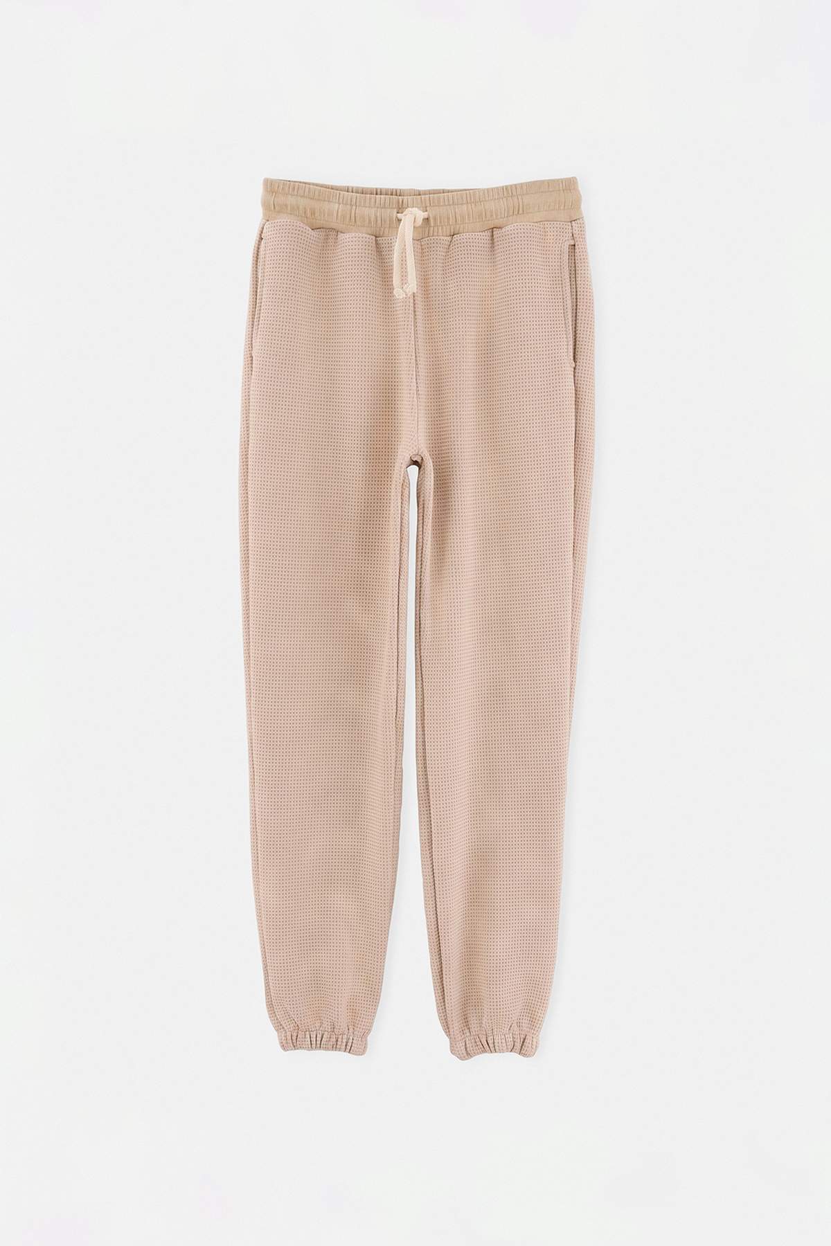Boys' Stone & Brown 2-Pack Textured Joggers