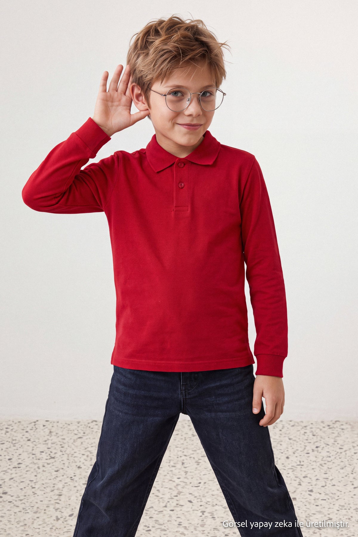 Kids' White Plain T-Shirt