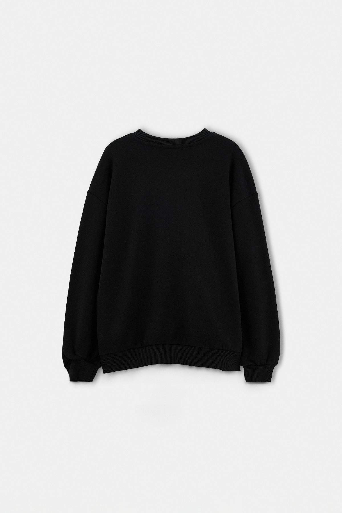 Kids' Basic Fleece-Lined Crew-Neck Sweatshirt