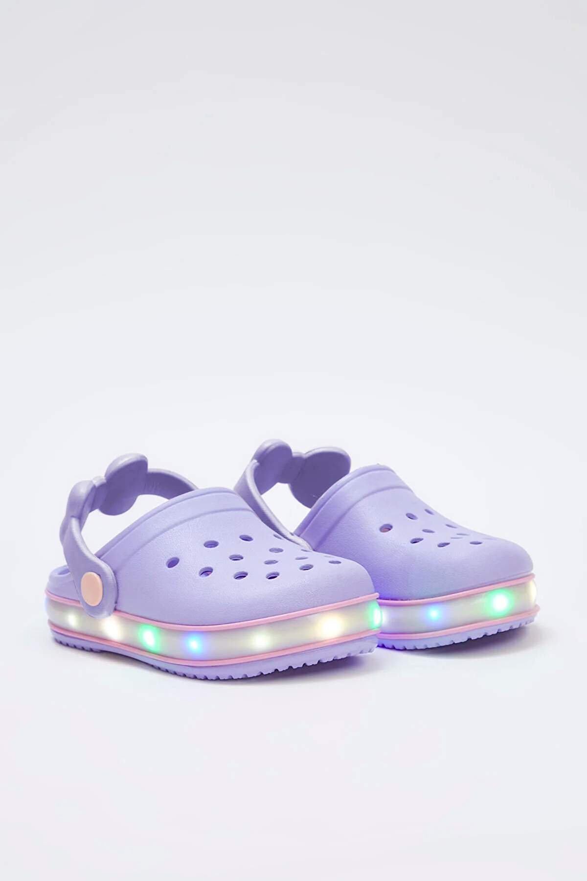 Girls' Light-Up Bow Lightweight EVA Sandals