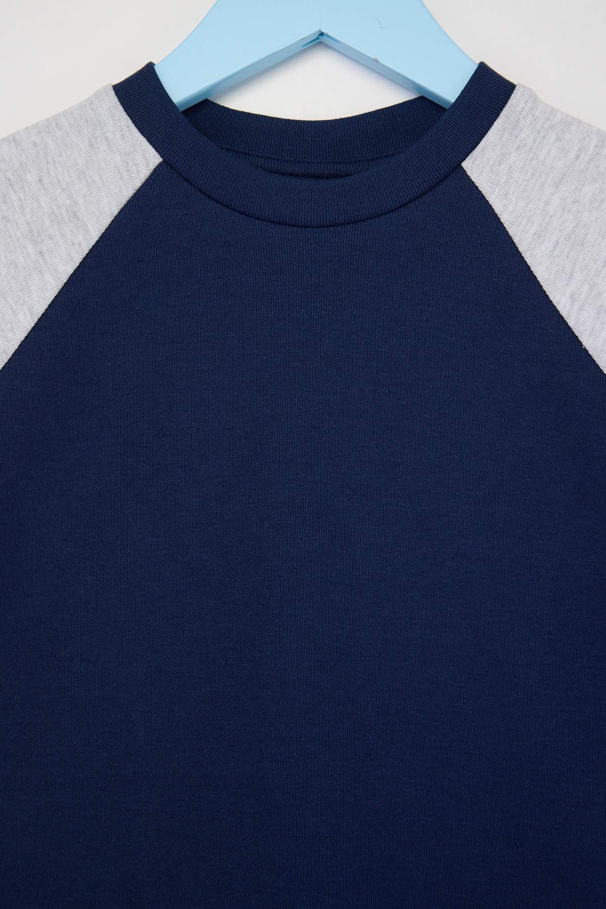 Boys' Navy Plain Two-Piece Set