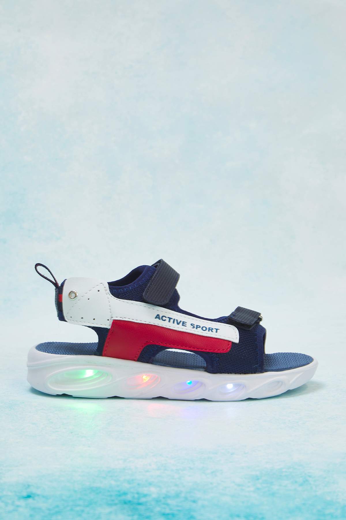 Boys' Navy Light-Up Sport Sandals