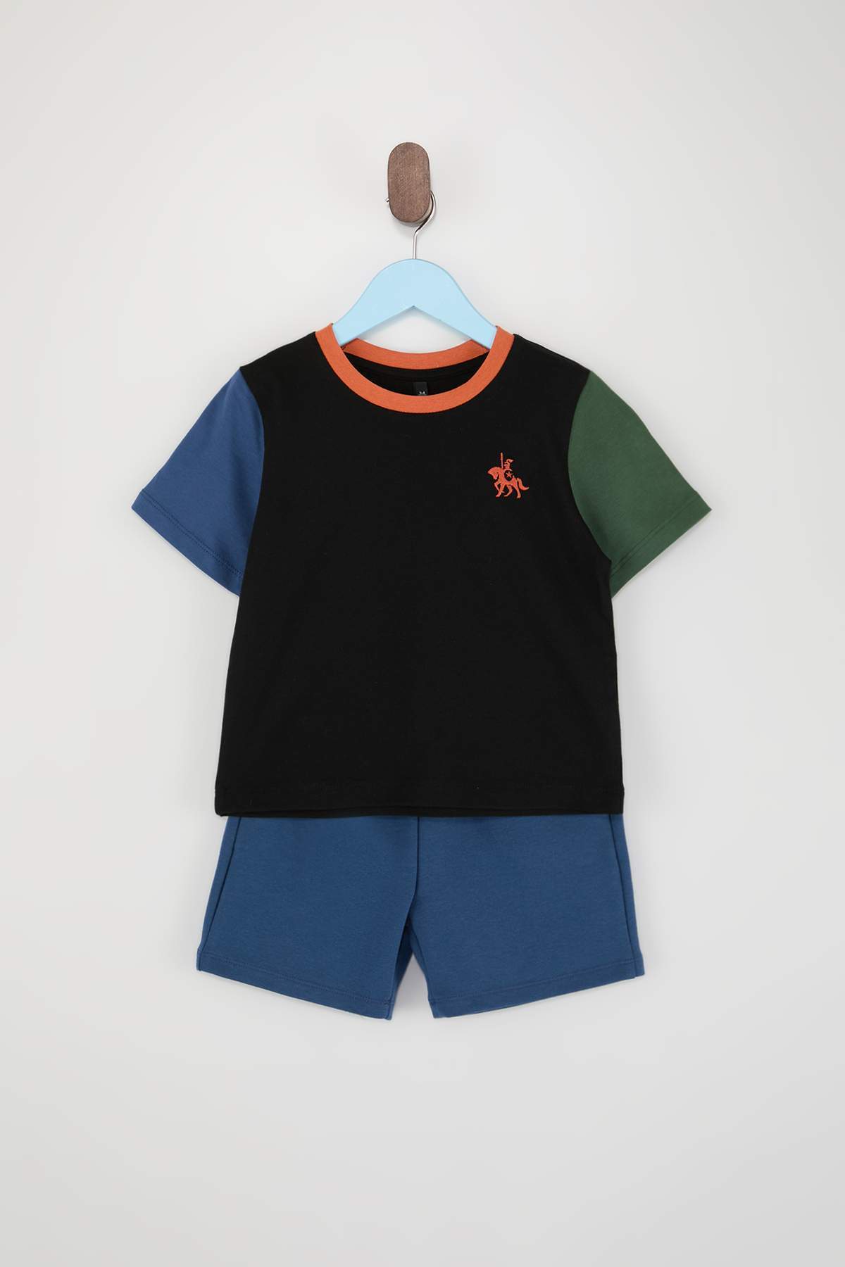 Boys' Ecru Plain Two-Piece Set