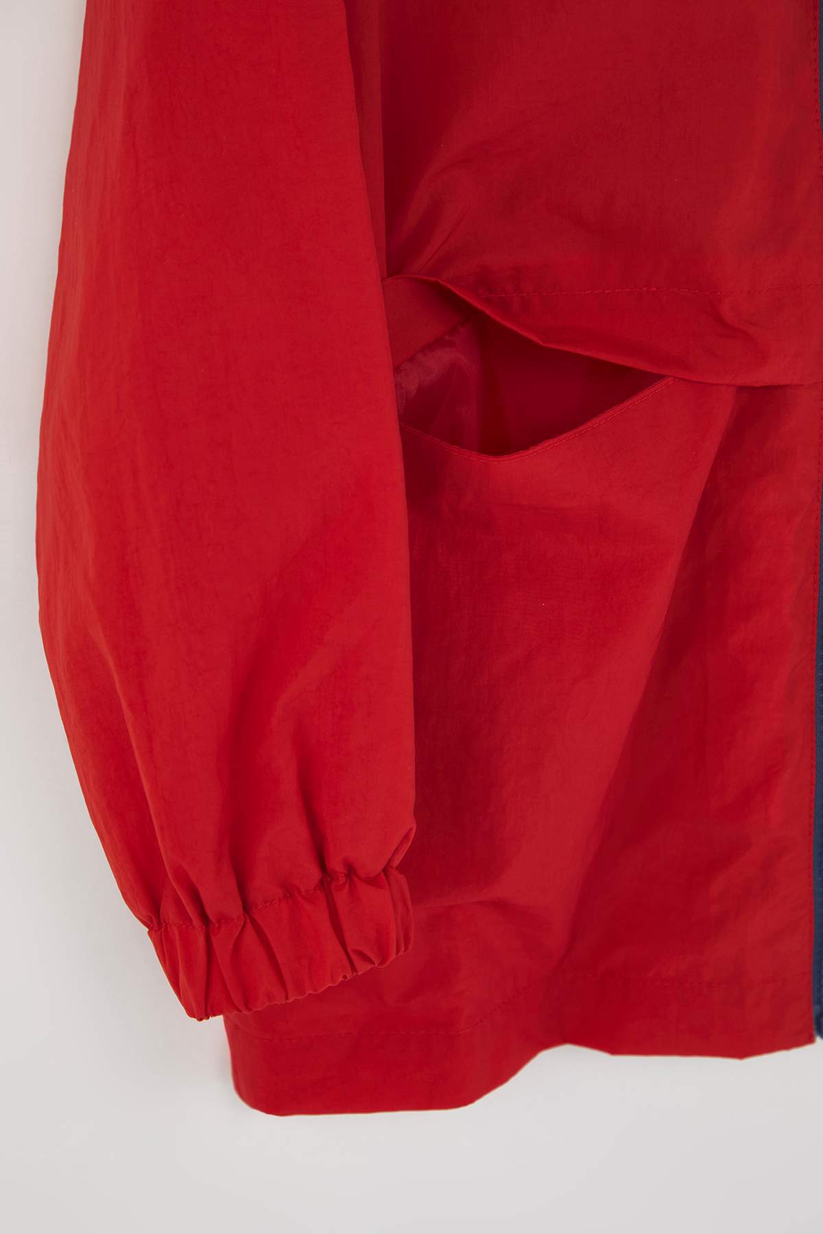 Kids' Red Relaxed-Fit Raincoat